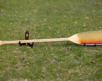 Brook Trout Bump Board Paddle — Collectible Painted Art by Ryan Ebert