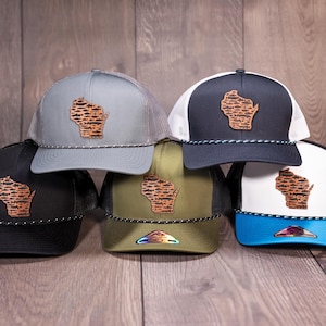 Fish of Wisconsin — Classic Snapback Trucker Hats