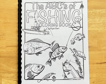 ABC's of Fishing Coloring Book by Ryan Ebert