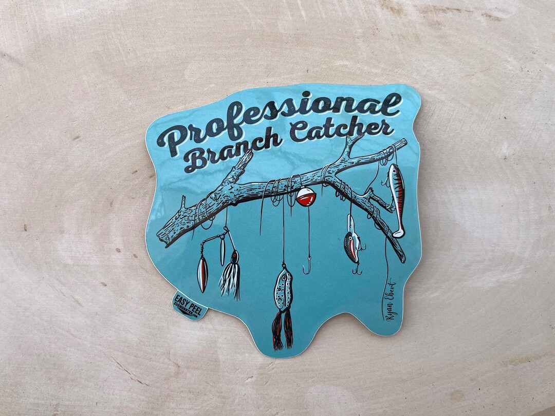 Professional Branch Catcher Weatherproof Sticker Design by Ryan Ebert ...
