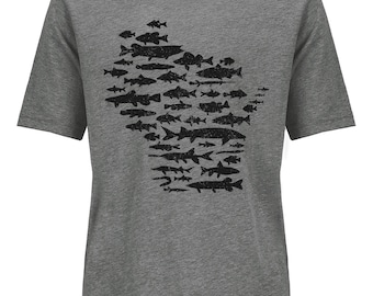 Fish of Wisconsin — Youth Graphic T-shirt by Ryan Ebert