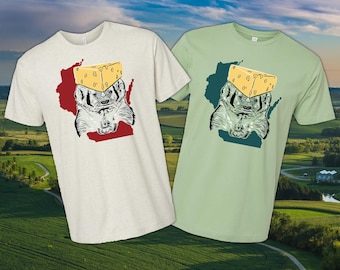 Cheesy Badger — Graphic T-shirt by Ryan Ebert