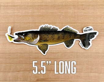 Walleye sticker design by Ryan Ebert