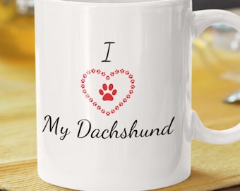 Teckel Mok teckel Lover Gift Dog Mom Mok Hond Mok Dog Coffee Mug Dog Lover Mug Hond Lover Gift Dog Dad Dog Dad Gift Teckel Gift
