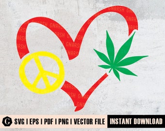 Free Free 108 Peace Love Weed Svg Free SVG PNG EPS DXF File