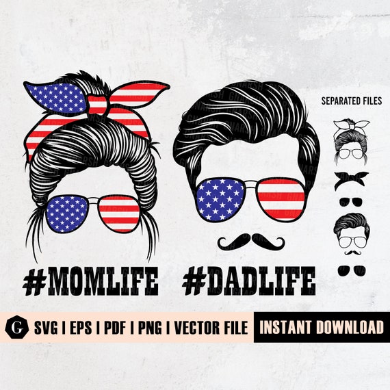 US Mom Life Dad Life Svg Mom Life Svg Mom Svg Dad Life | Etsy Canada