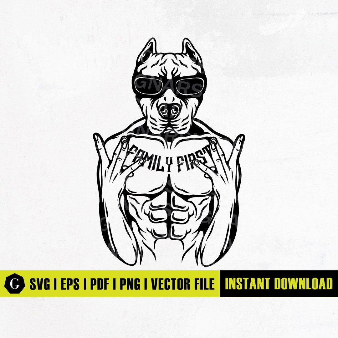 Gangster Dog Svg Files Gangster Svg Gangsta Svg Chicano Art Chicano Svg