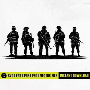 American Troops Svg | US Soldier Svg | United States Military Svg | US Army Svg | US Military Svg | Military png | Clipart | Png Dxf Jpg Eps