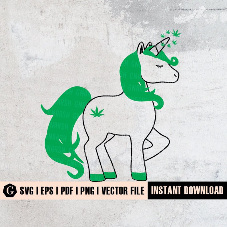 Download Marijuana Unicorn SVG 420 Unicorn Pot Leaf svg weed ...