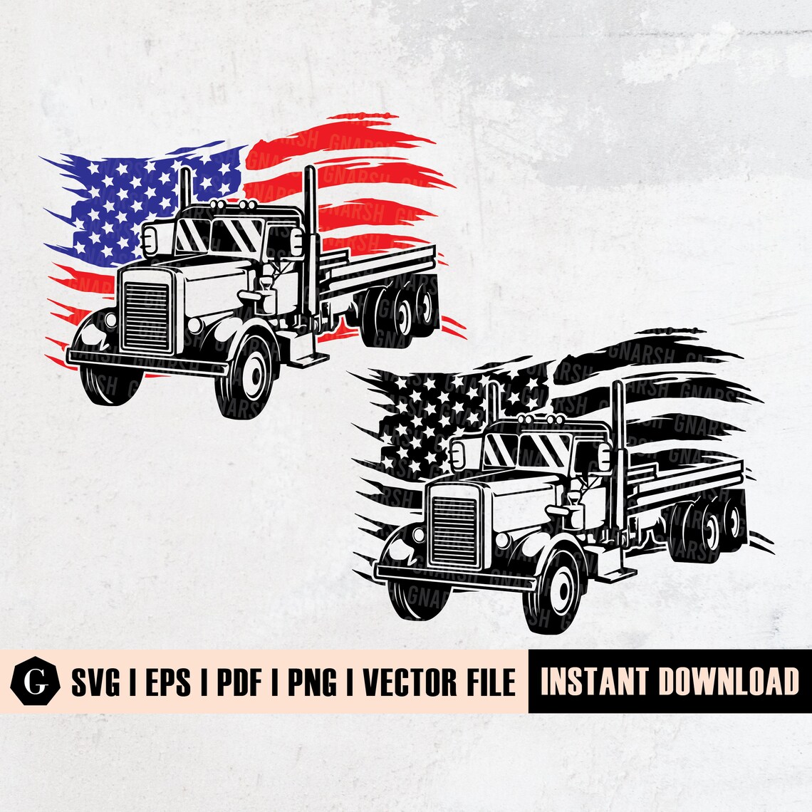 Free Free 95 American Flag Semi Truck Svg SVG PNG EPS DXF File