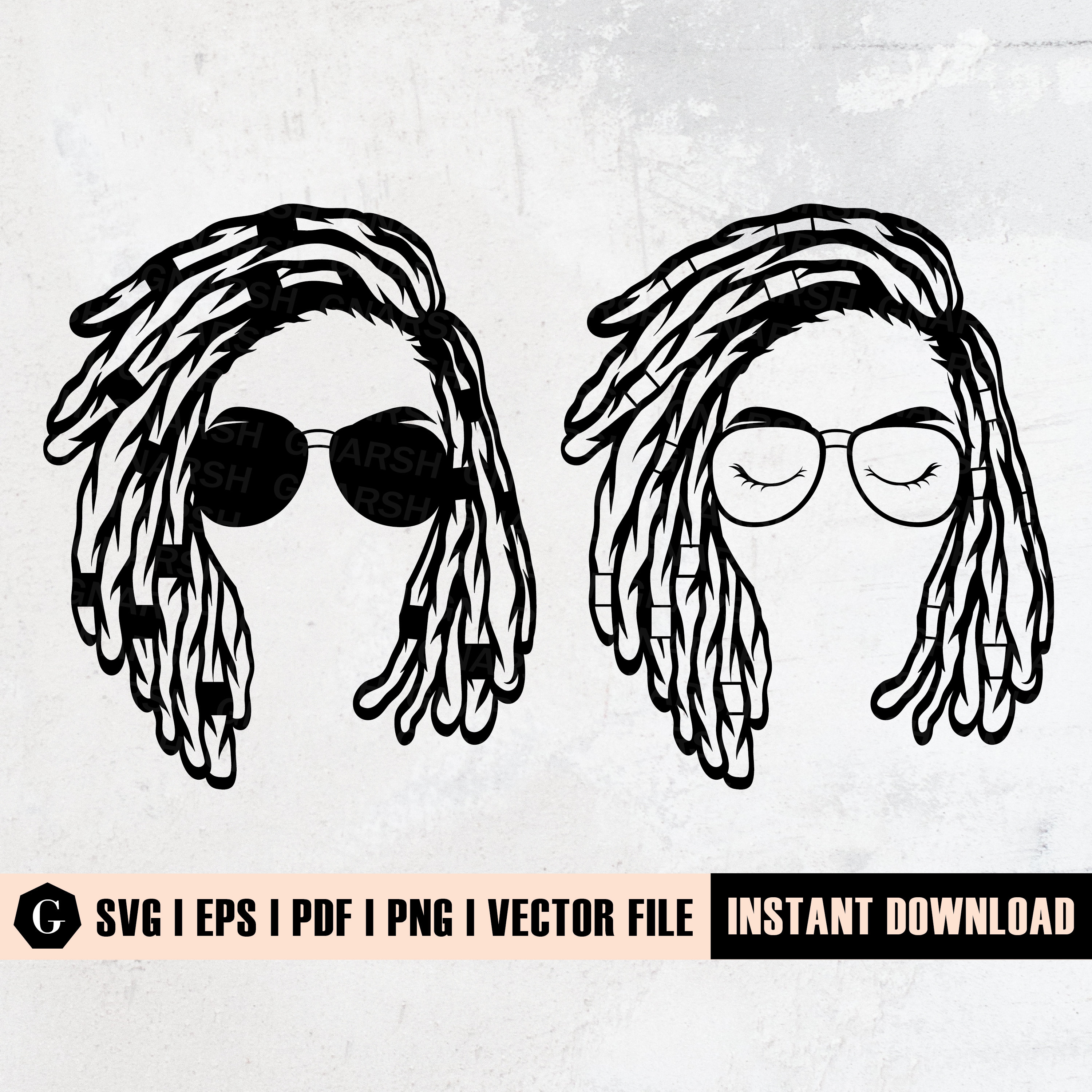 Drawing & Illustration Art & Collectibles Digital momlife Dreadlocks