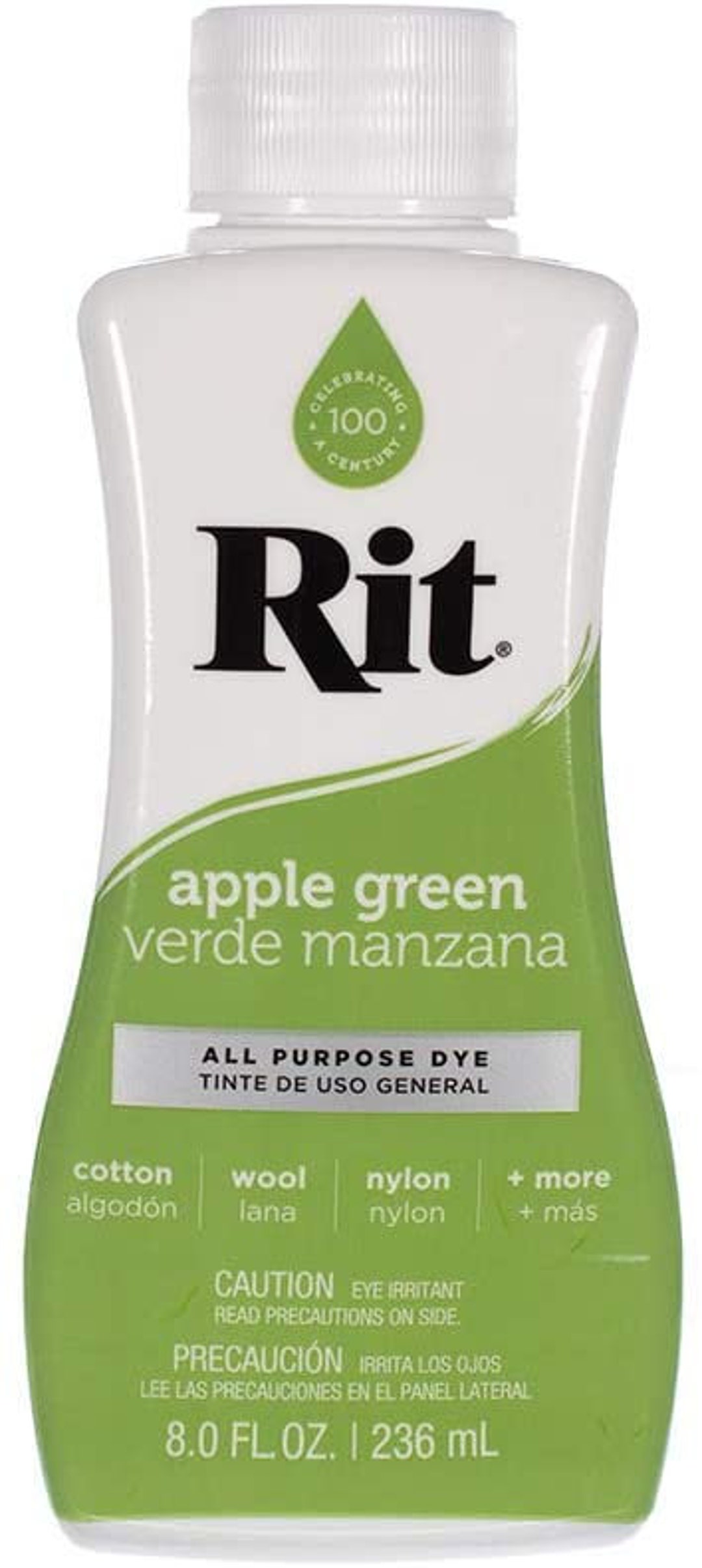 Rit Dye Liquid Wide Selection of Colors 8 Oz. apple Green 