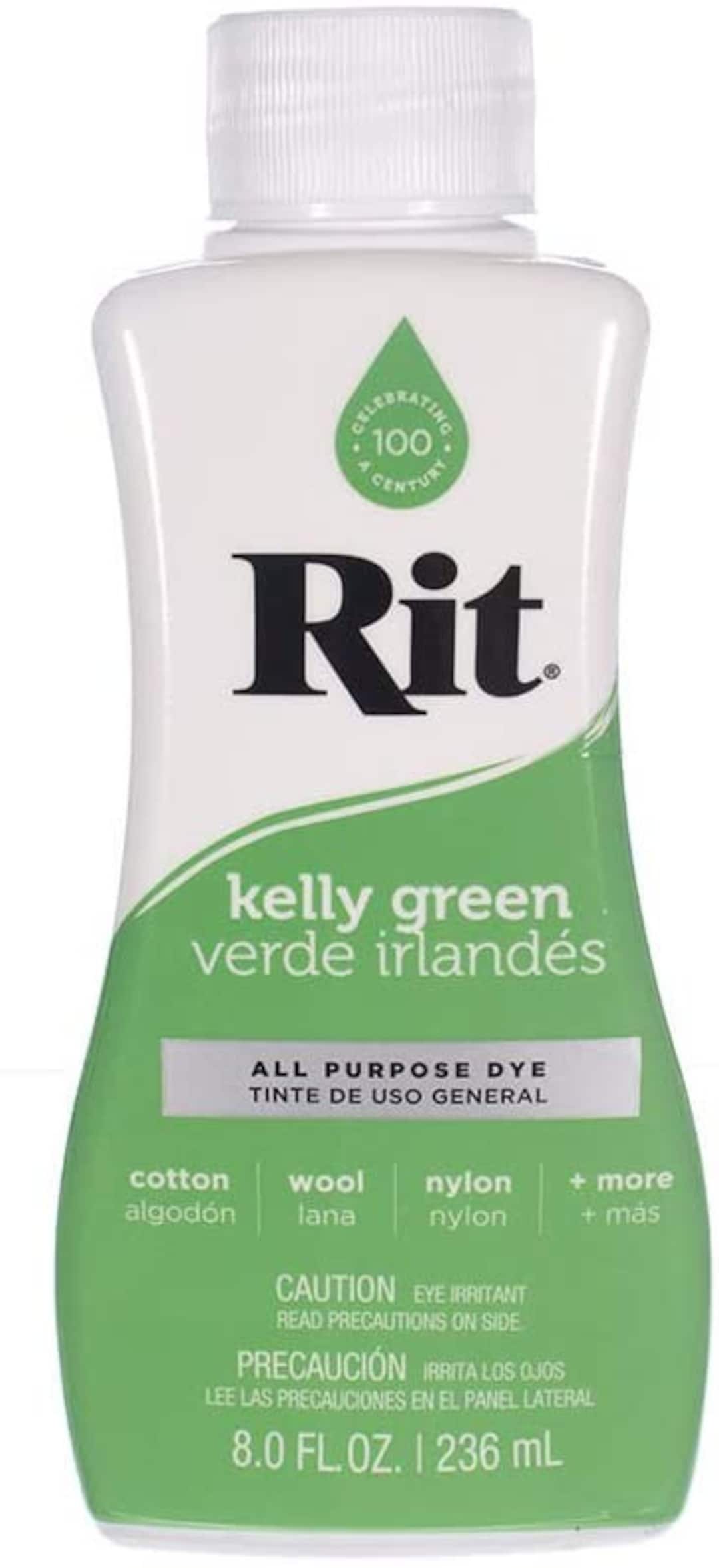Truly Green Rit Dye Liquid All-purpose Dye 8oz, Pixiss Tie Dye