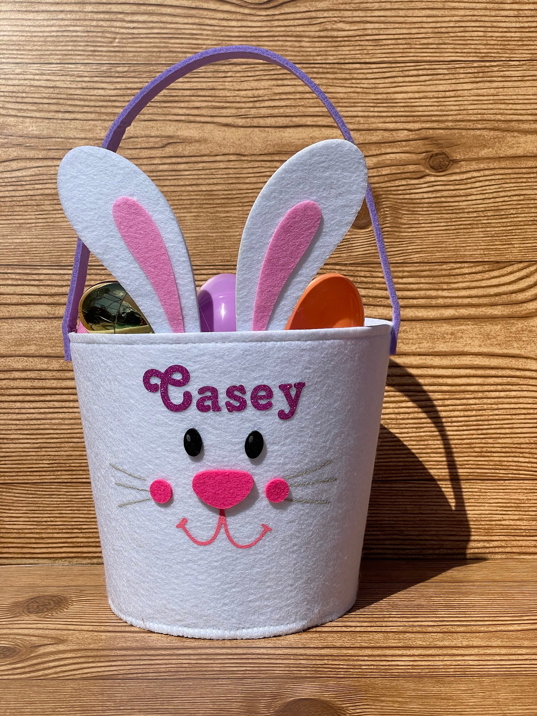 Personalized Easter Basket Super Cute Easter Basket Etsy