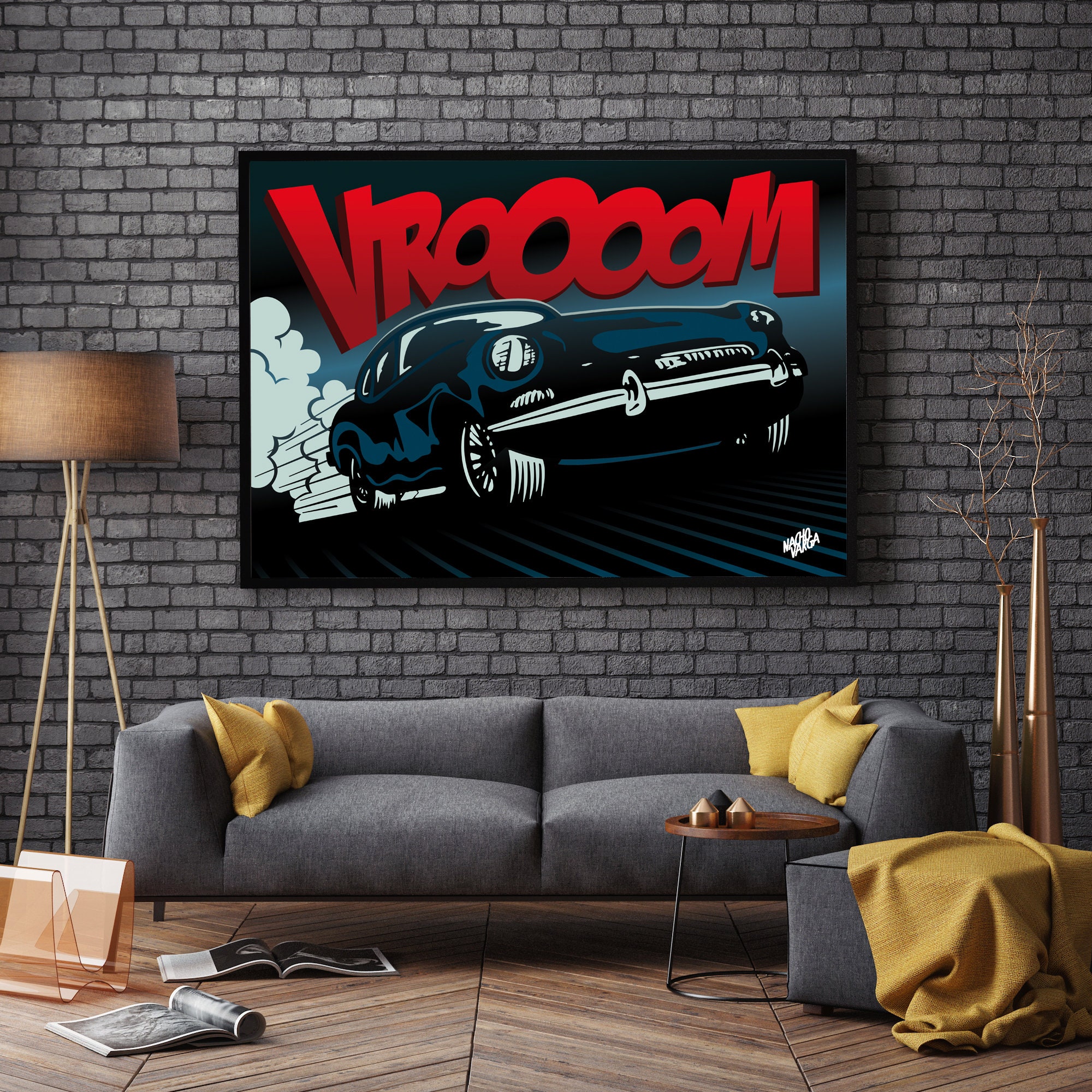 Better Call Saul Nacho Varga Car Poster, Inspired by Better Call Saul