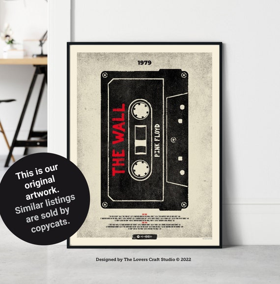 Custom Cassette Tape Wall Art Personalized Album Poster Etsy