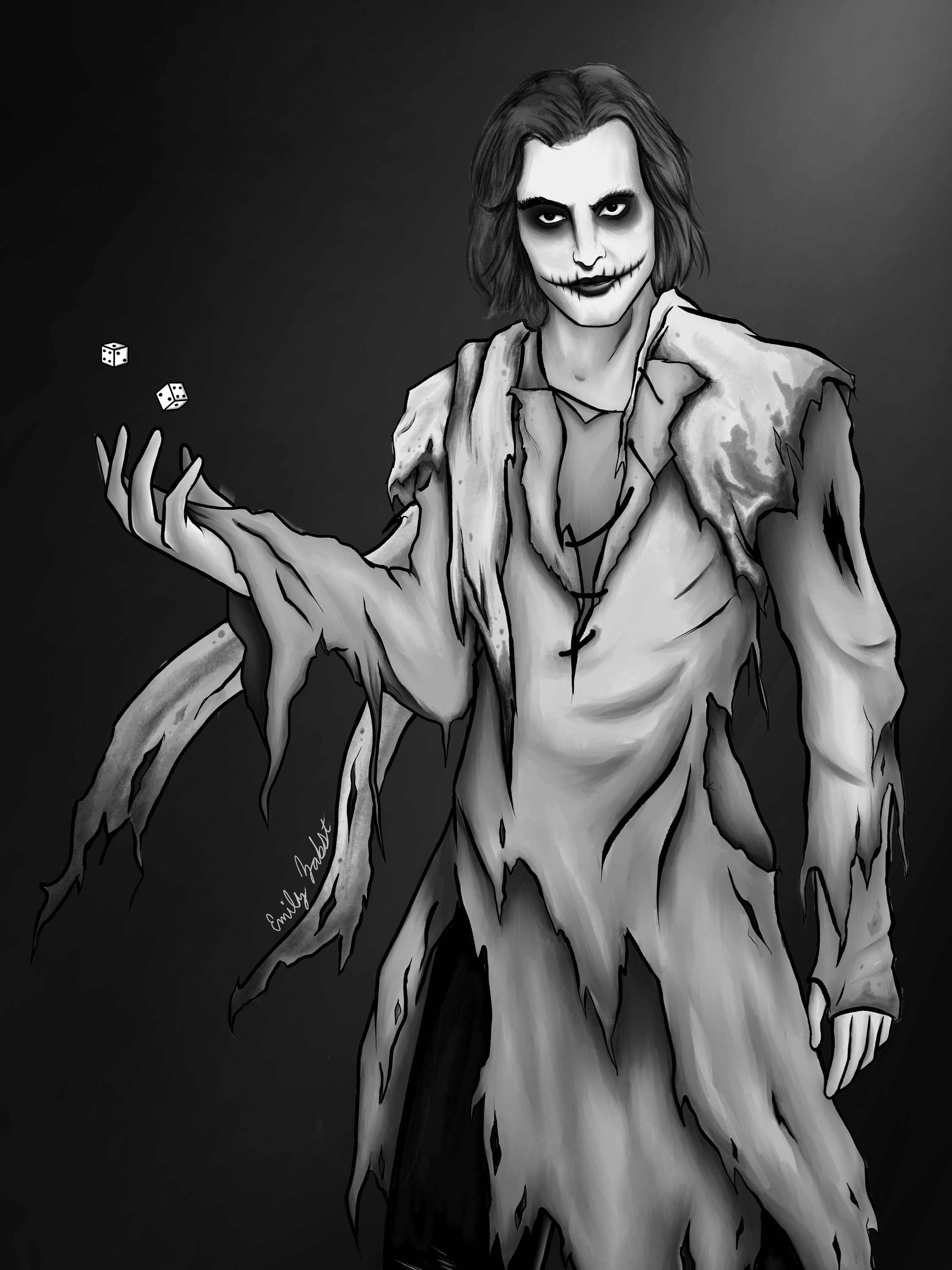 Geoff Castellucci Oogie Boogie Digital Drawing Print by Emily Zabst - Etsy  Israel, image size:2250x3000