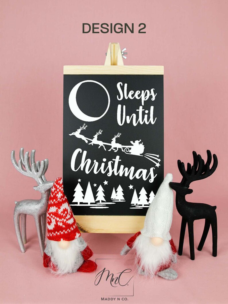 Christmas Countdown Chalkboard
