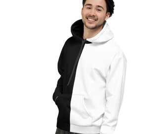 black white hoodie