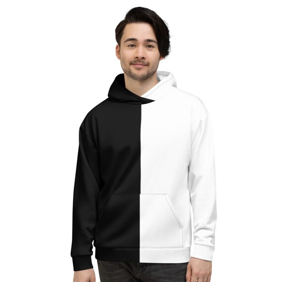 Split colour hoodie sale
