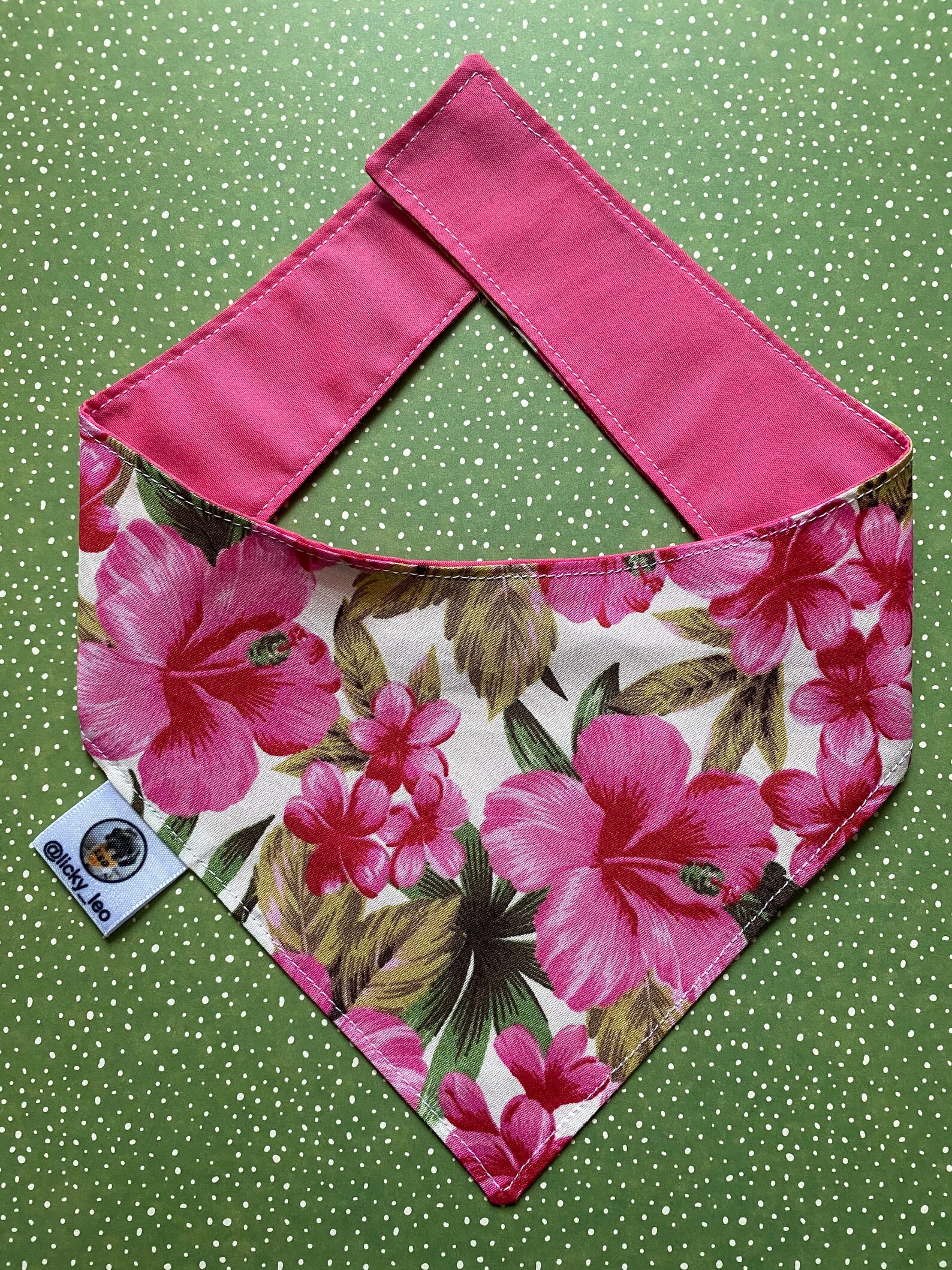 Hawaii Reversible Name Bandana Hawaii Bandana Personalised Etsy