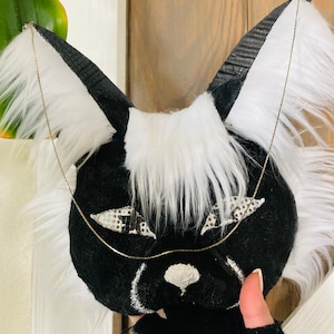 Black Cat Therian Animal Mask (This one is EXAMPLE)