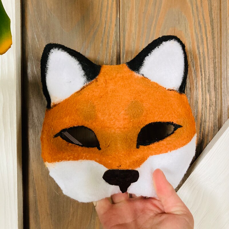 Therian Red Fox Mask Etsy Therian Red Fox Mask Etsy