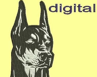 doberman embroidery designs digital embroidery file needlework digitizing exclusive design embroidery download embroidery fonts