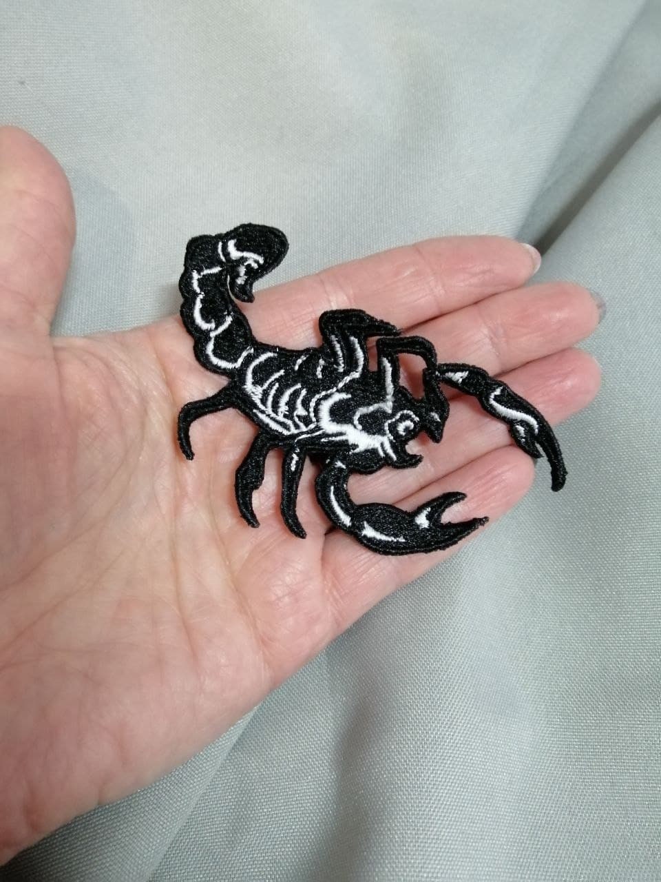 Scorpion Large Size Iron on Embroidered Big Back Patch XL