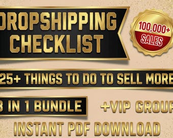 Dropshipping Checklist: Manage Listings, Avoid Mistakes (PDF Guide)