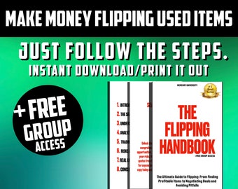 The Flipping Handbook How to Make Money Selling Used Items Online Side Hustle Beginner Guide