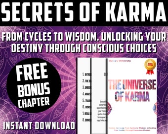 Das Universum von Karma Karmic Reise-Zyklen Wisdom Unlocking Your Destiny Beginner Guide