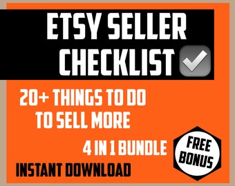 How to Create and Manage Successful Etsy Listing Sell More How to Get Sales on Etsy Etsy Seller Checklist