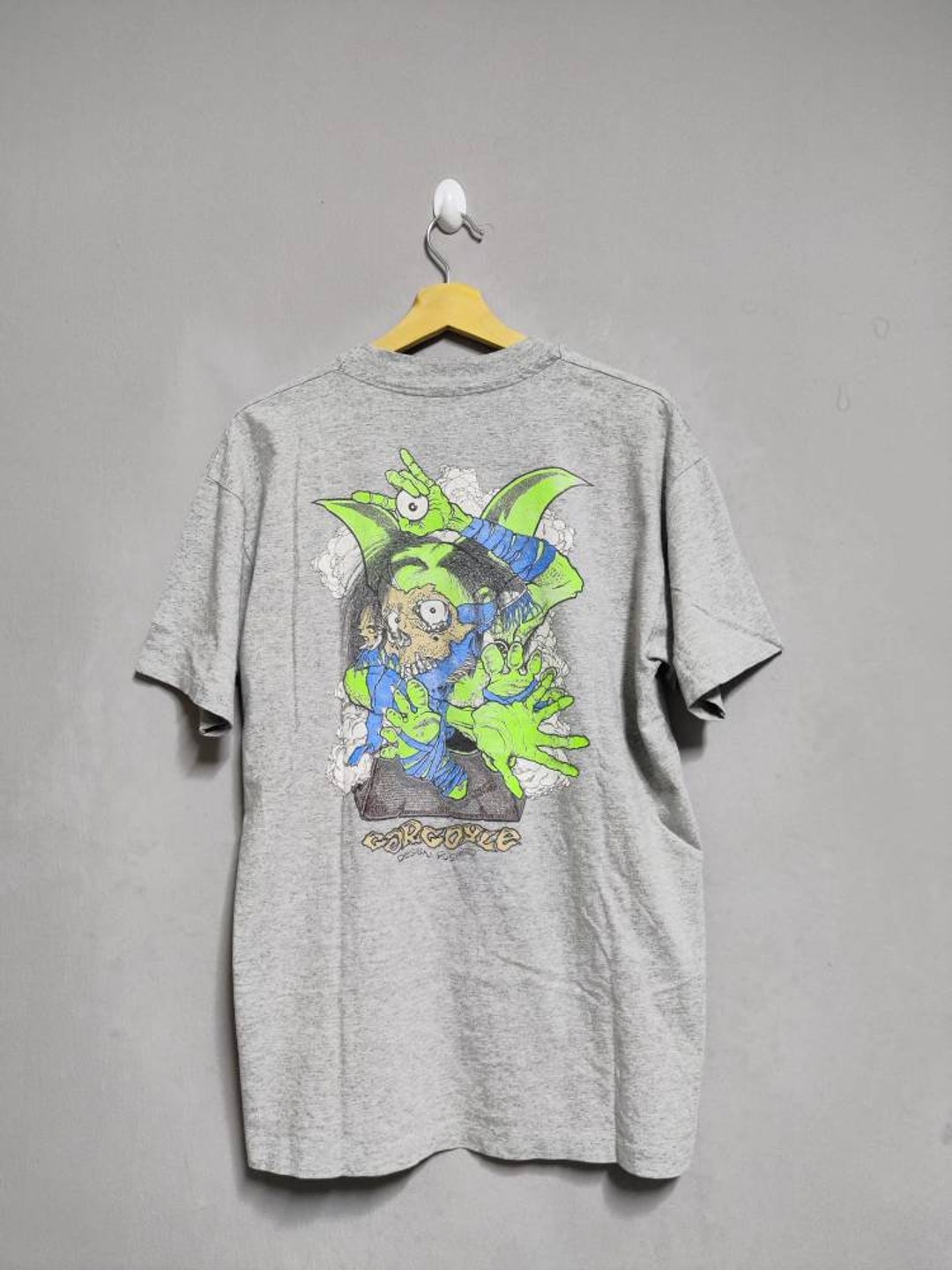 thumbnail image 2 of Zorlac Skateboard Flag – PusHead Shrunken Head Banner, Vintage Style 4x4ft Polyester Poster 2 of 4