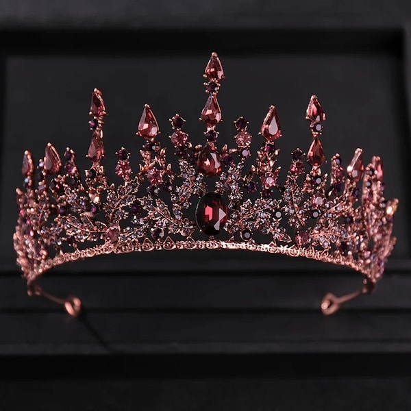 Bridal Crown • Wedding Headpiece • Bridal Headpiece • Bridal Crown crystal wedding tiara baroque wedding Headpiece accessories