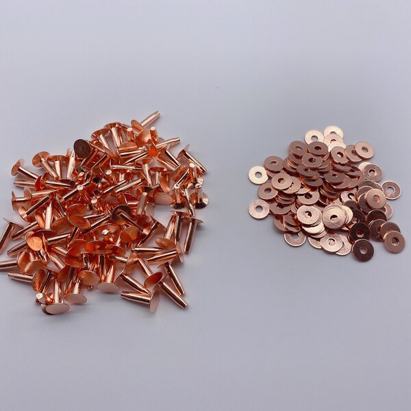 Copper Rivets Etsy