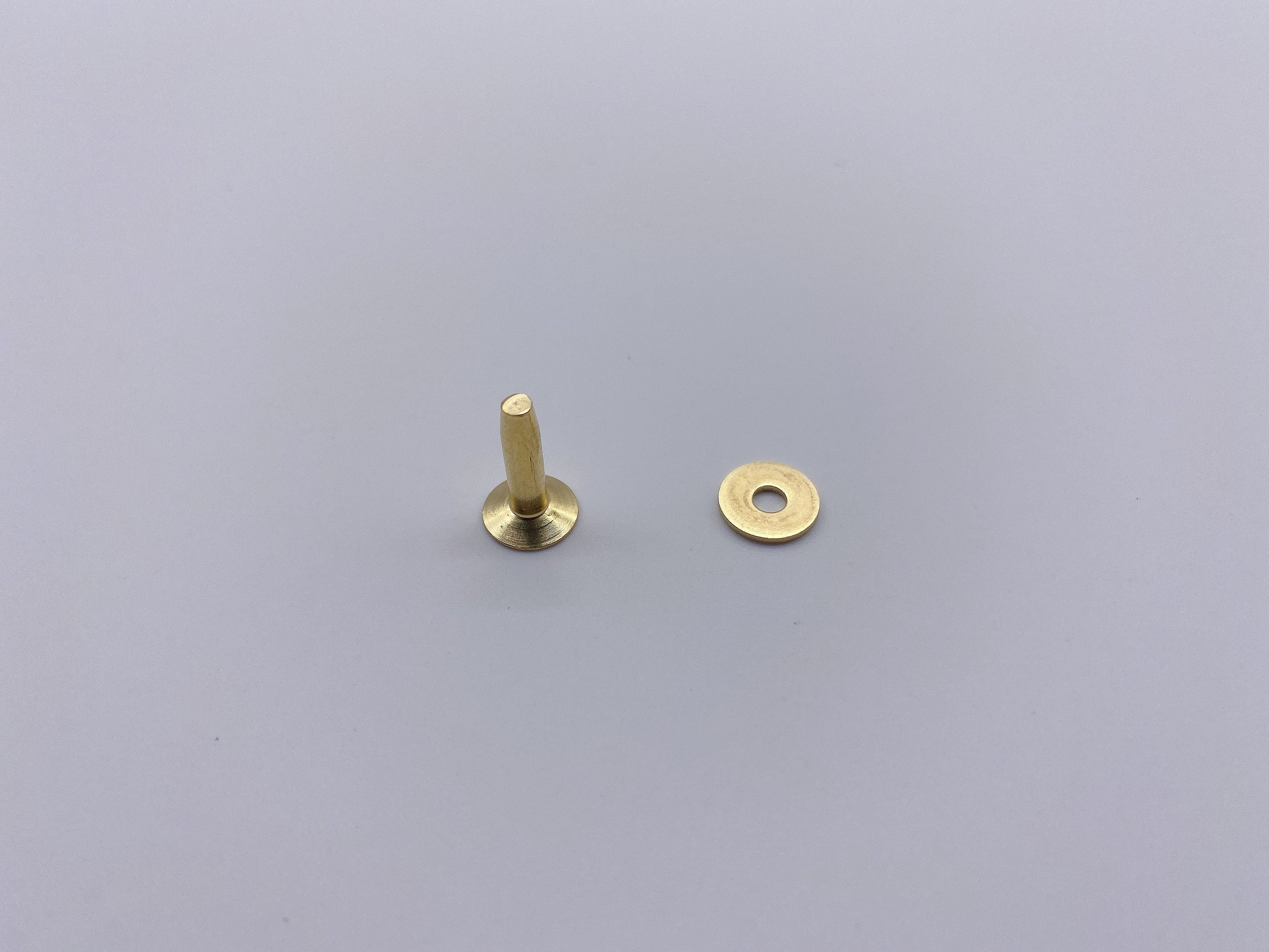Solid Brass/copper 9mm Hose Saddlers Rivets/washers Leather Etsy UK