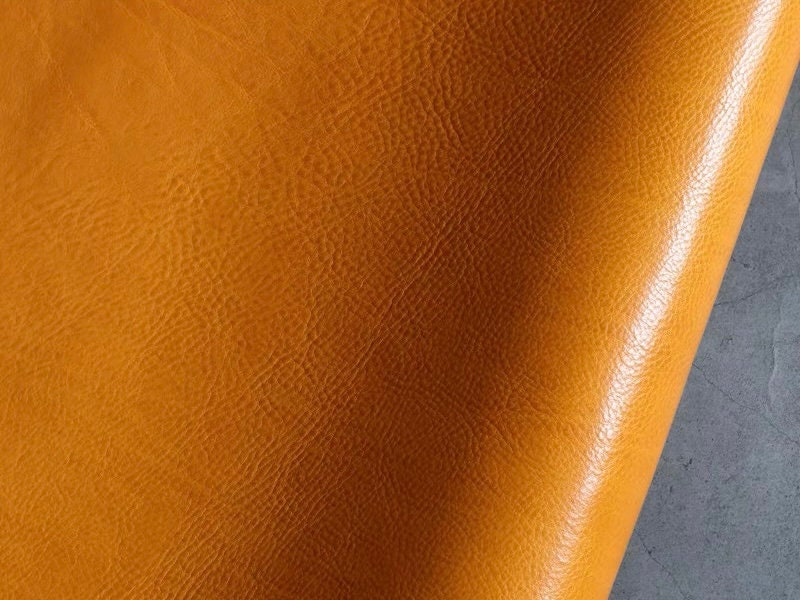 5mm Thick Genuine Leather Fabric Vintage Cowhide Vegetable Tanned Leather  Crafts Real Cow Hide Tan Full Grain Pieces Strip leather sheets for crafts