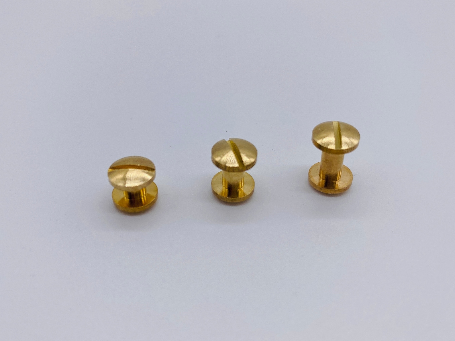 Solid Brass 8mm Screw Rivets Curved Head Leather Craft Etsy UK