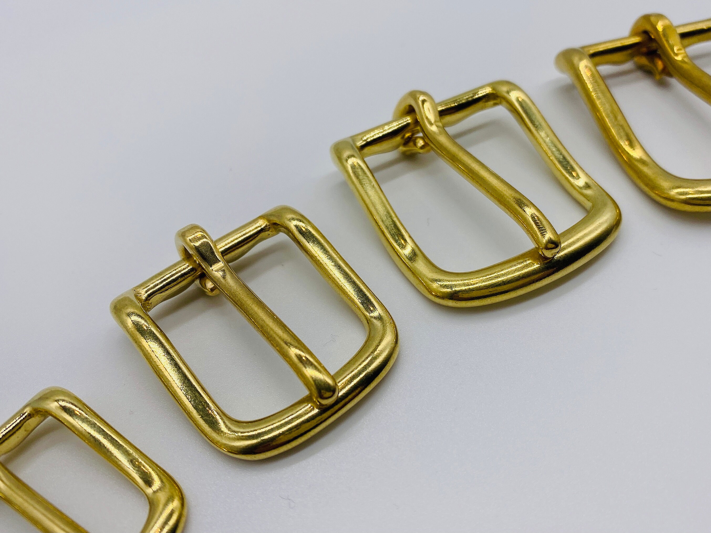 Solid brass pin belt buckle western style leather craft Etsy