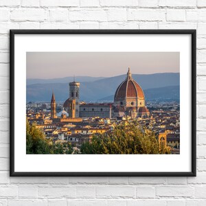 Duomo Santa Maria del Fiore Florence - Digital Download - Italy Photography - Wall Art - Florence Photo - Sunrise - Digital Download -