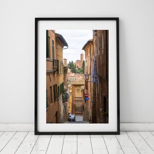 Street in Siena - Digital Download - Italy Photography - Italy Photo Print - Wall Decor - Travel Wall Art - Digital Download -