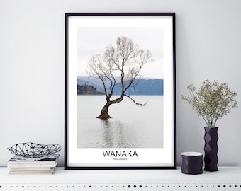 Wanaka Tree Print – Lake Wanaka, New Zealand Photography (Digital Download)