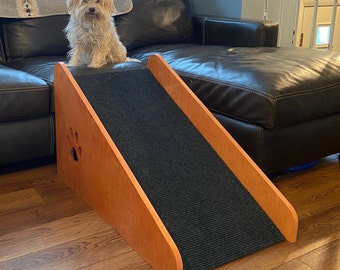 Adjustable Dog Ramp For Bed, 6 Height Wooden Pet Ramp For Small Large - View #10