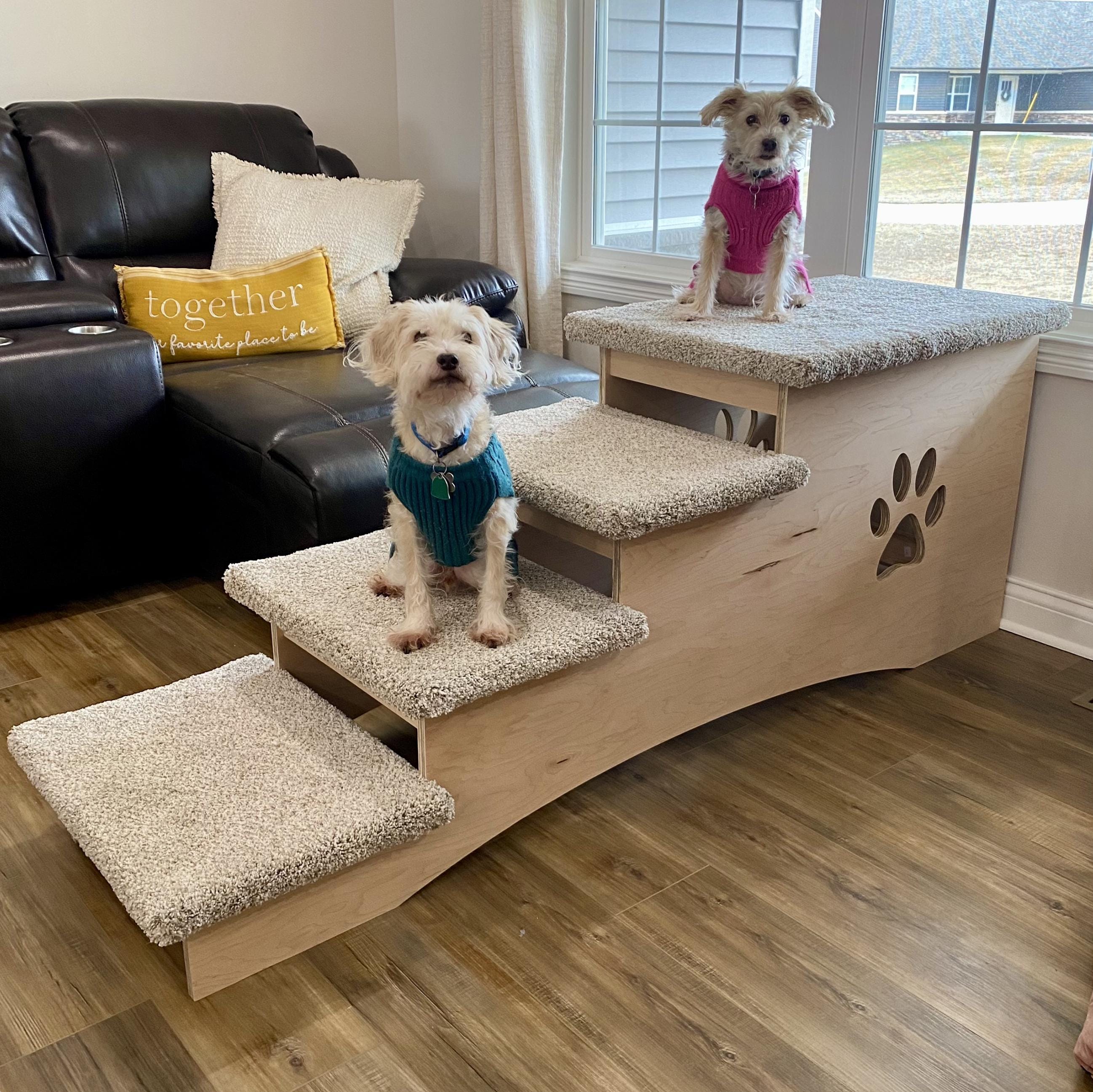 Elevated Dog Bed With Stairs