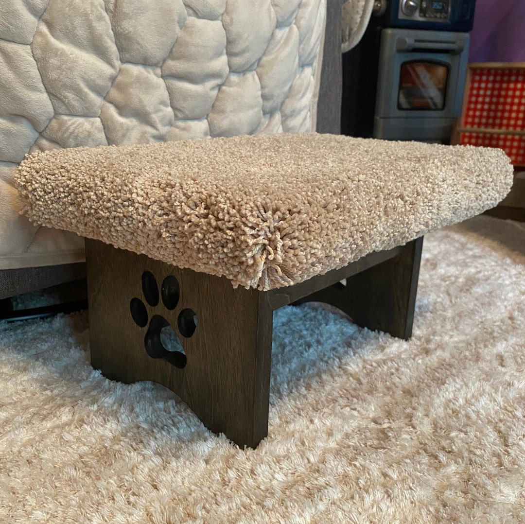 Pet Stool for Dogs 8 Inches Tall Handcrafted and Madetoorder Helps
