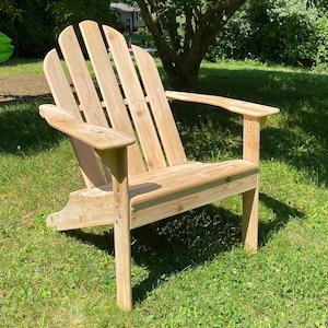 Cedar Adirondack Chair - Handcrafted Patio Furniture for Garden & Outdoor Bliss | Wooden Furniture, Garden Furniture, Outdoor Furniture