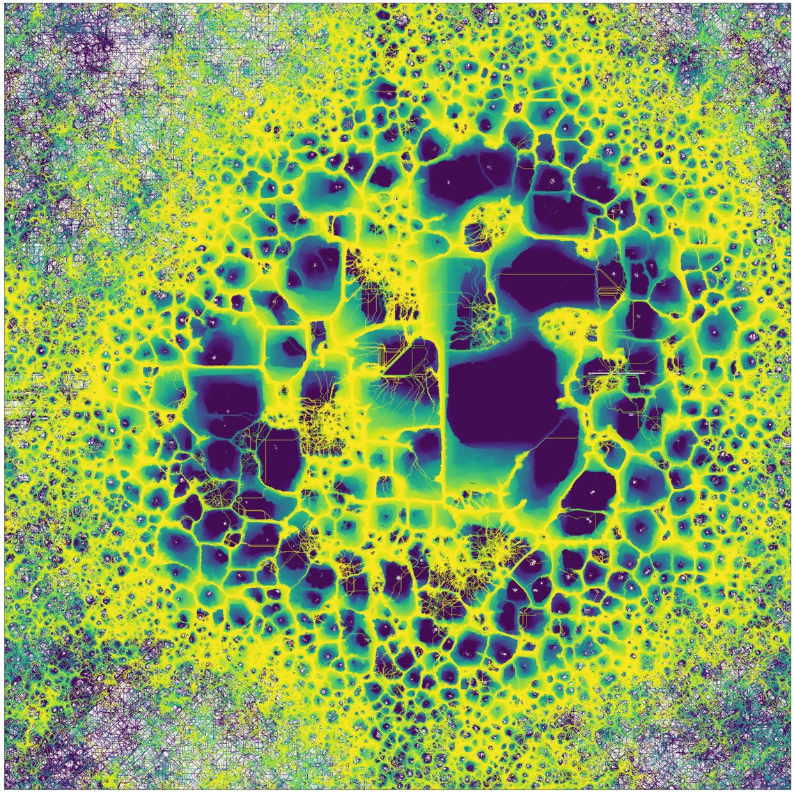 Acid Cloud Descent Custom Generative Art Etsy