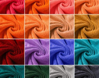 Badstof bamboe in 15 kleuren