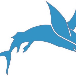 Flying Fish SVG for decals, sketching, tumblers